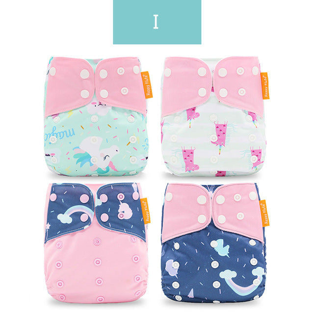 Pañales de tela lavables Pantalones de entrenamiento de aprendizaje para bebés
