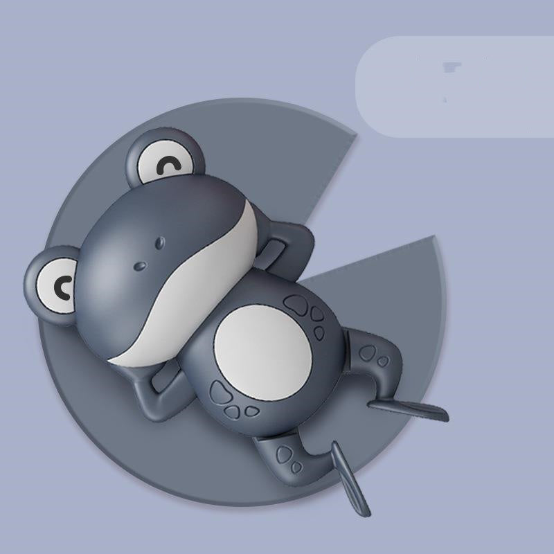 Juguete de baño Little Frog, baño de bebé, juguete flotante de cuerda