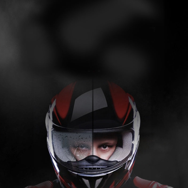 Film imperméable à l'eau pour casque de moto