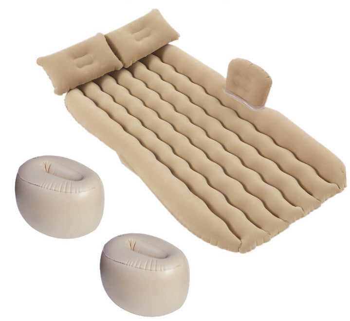 Lit de voyage pour voiture Suv, adapté au dessin animé pliable dans la voiture, coussin gonflable, lit gonflable pour voiture