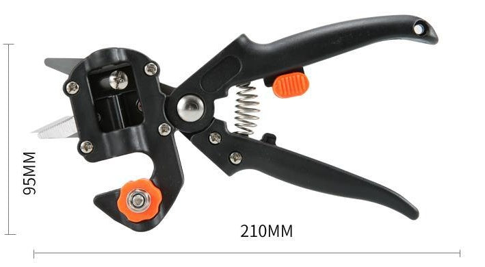 Pince de greffage de semis, ciseaux de jardinage pour vergers, sécateur de greffage, cadeau, 2 lames, hachoir d'élagage d'arbres fruitiers, outils de jardinage