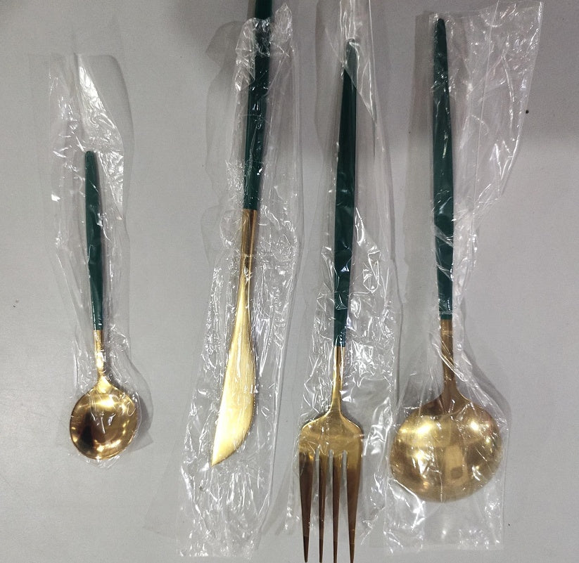 ensemble de cuillères en acier inoxydable de vaisselle