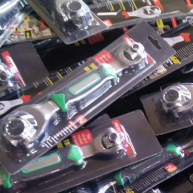 Clé multifonctionnelle rotative à 360 degrés 48 en un, clé antidérapante