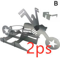 Support de poulet bière drôle moto américaine barbecue support en acier outils drôle support de poulet rôti griller rôti