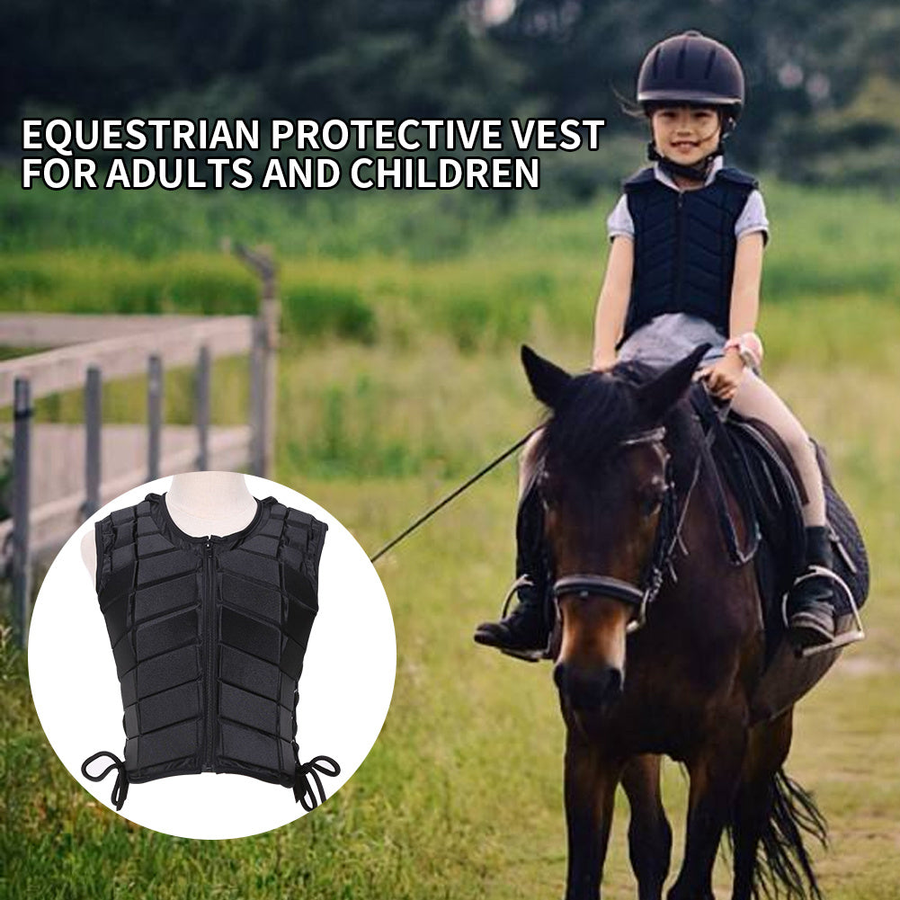 Courses hippiques, gilets pour adultes et enfants, vêtements de protection pour l'équitation, gilets, ceintures et équipements de sécurité