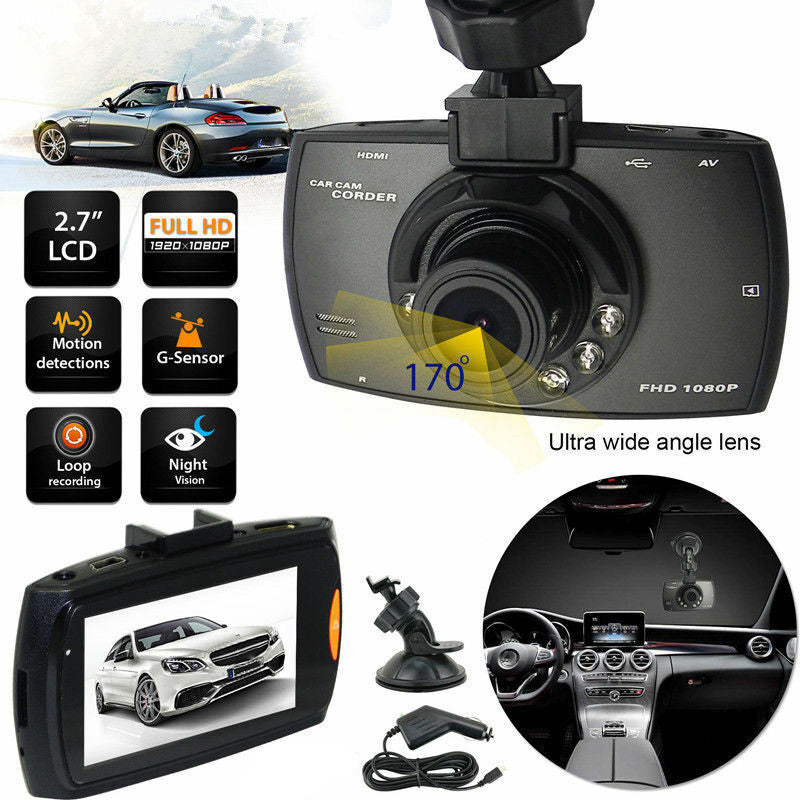 HD 2.2 pouces LCD 1080P voiture DVR véhicule caméra enregistreur vidéo Vision nocturne Dash Cam JHP-Best