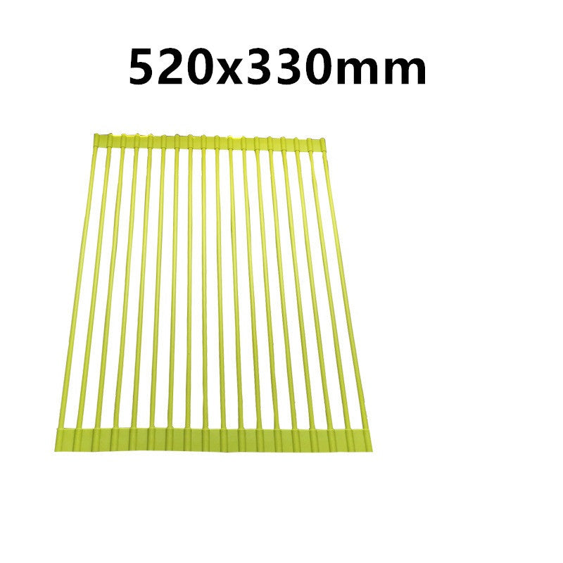 Estante para fregadero, estante de drenaje de acero inoxidable, fregadero de cocina plegable, estante para platos