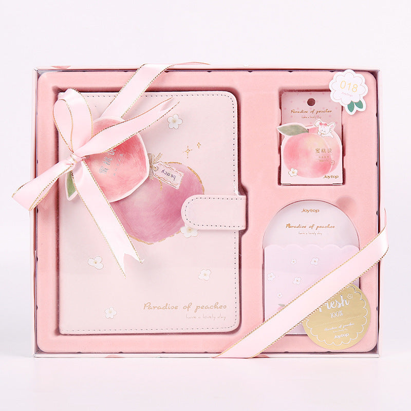 Yue Mu Peach dit A5 manuel papier bande papeterie coffret cadeau mignon fille amant