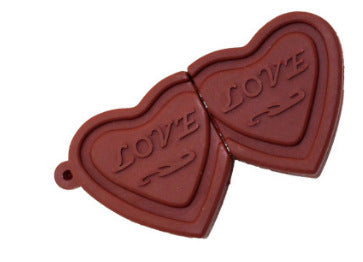 Clé USB en chocolat en PVC, dessin animé, Simulation de colombe, cadeau de Couple en chocolat