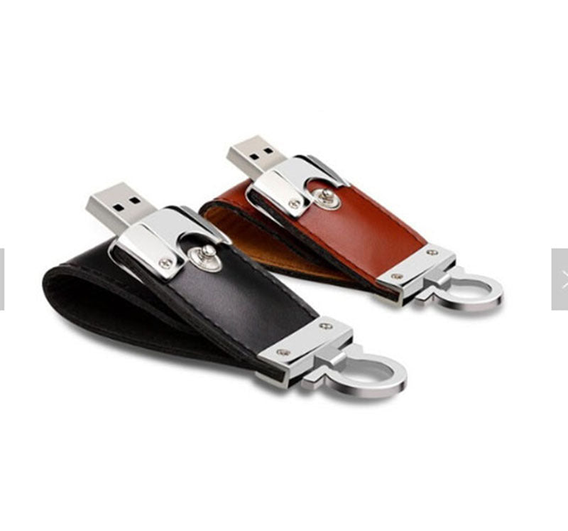 Clé Usb créative en cuir métallique, support à mémoire de 4 go 8 go 16 go 32 go 64 go 128 go, disque U, offre spéciale