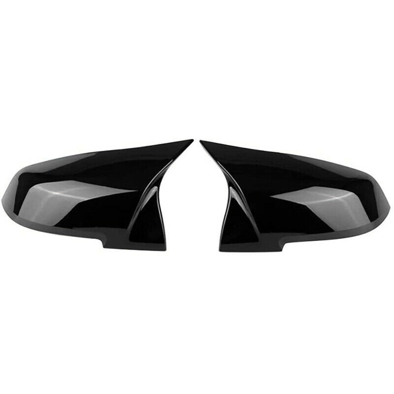 Coque de rétroviseur noire brillante, compatible avec Bmw série 1.2.3.4 F20 F30 M, corne de bœuf