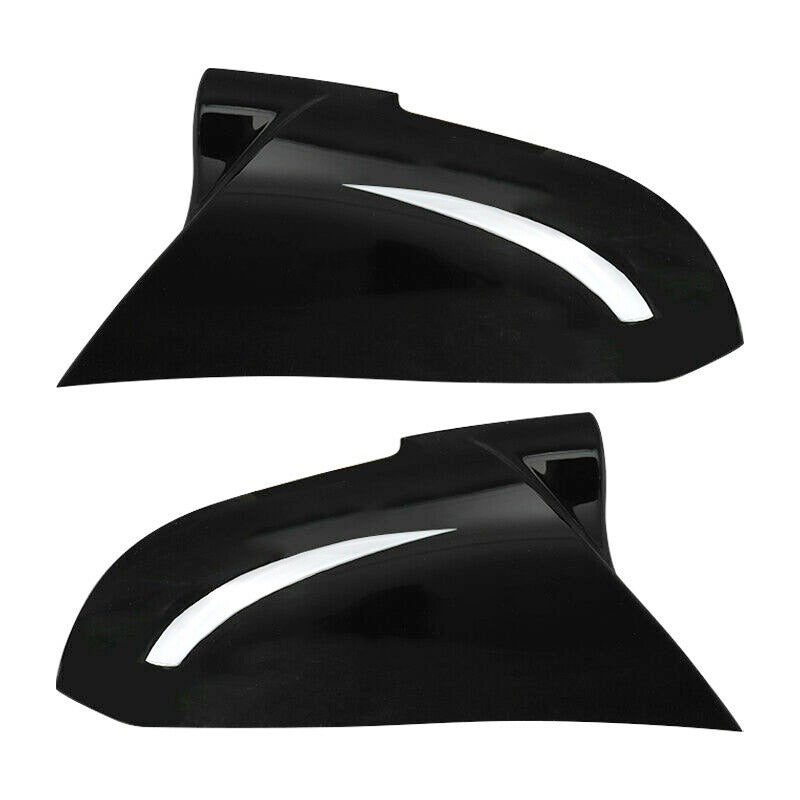Coque de rétroviseur noire brillante, compatible avec Bmw série 1.2.3.4 F20 F30 M, corne de bœuf