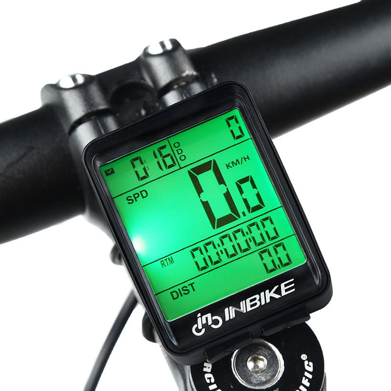 Medidor de código de bicicleta, velocímetro inalámbrico y con cable para bicicleta de montaña, odómetro para bicicleta