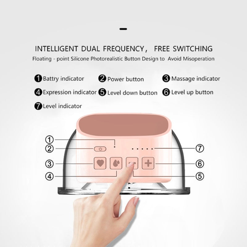 Tire-lait électrique Portable, rechargeable par USB, silencieux, mains libres, extracteur de lait Portable