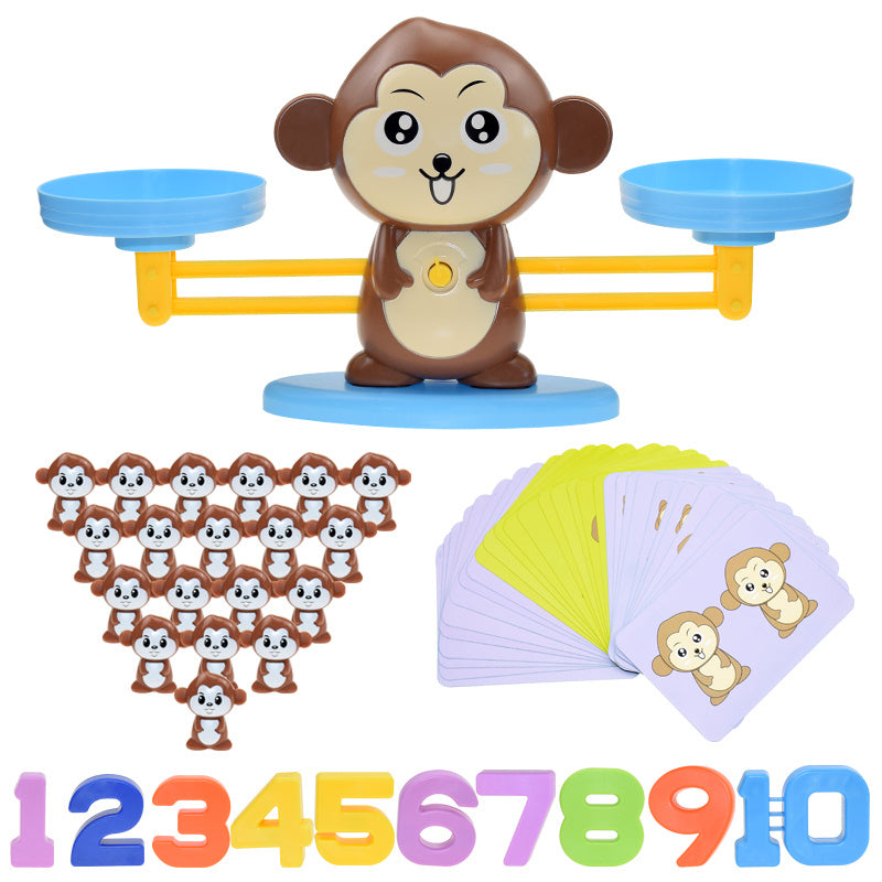 Monkey Balance Children Juguetes de suma y resta digitales tempranos