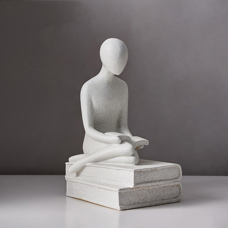 Decoración nórdica para sala de estar, figura abstracta, estatua, escultura artística moderna, decoración estética para habitación, estatua de amor