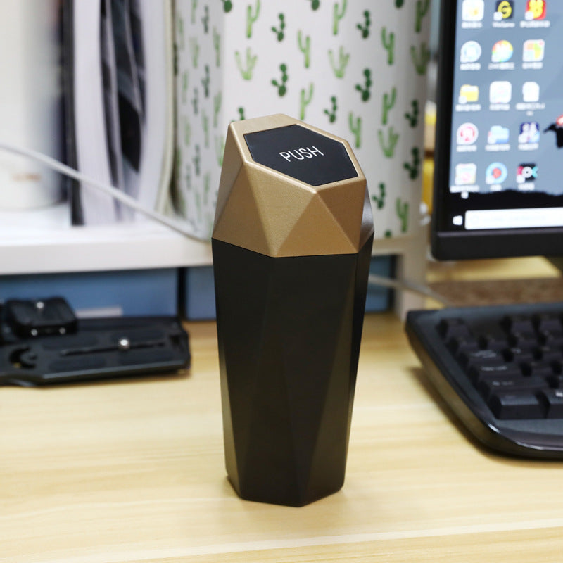 Desktop Storage Box For Car Mini Trash Can