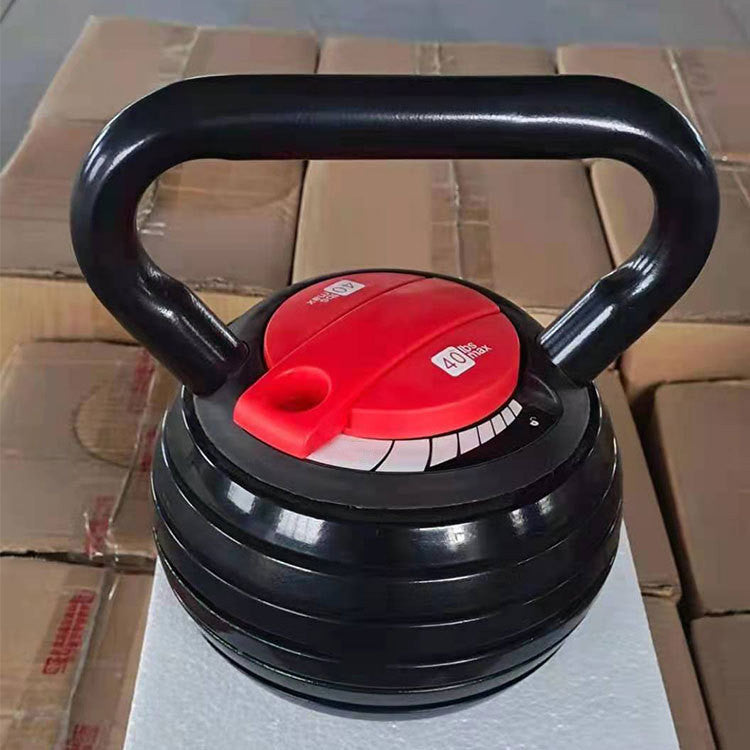 Kettlebell à poids réglable fitness personnalisable