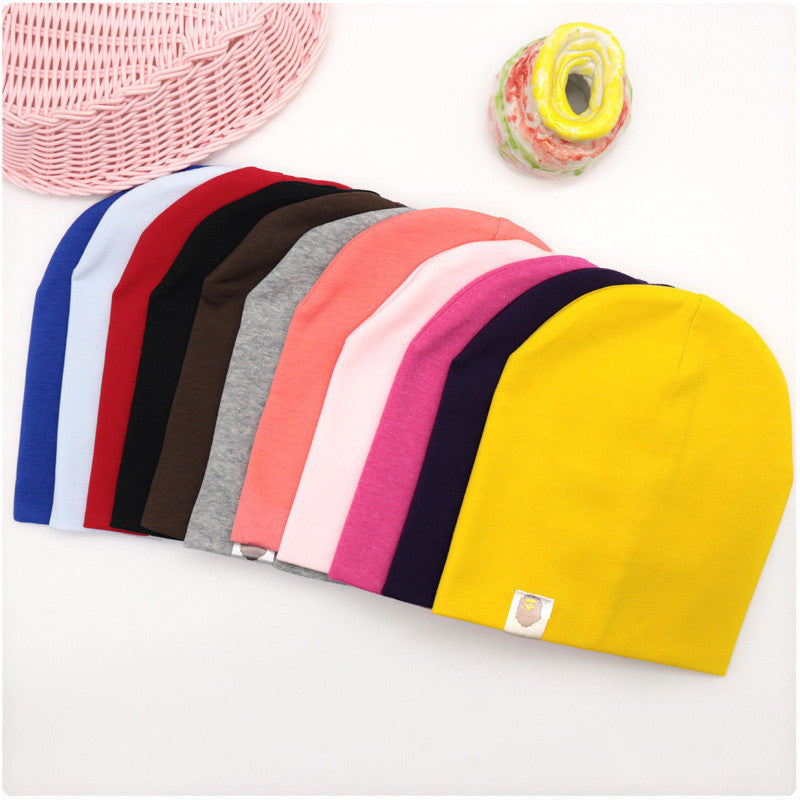 Chapeaux de bébé épais tricotés en coton, chapeaux de bébé de printemps et d'automne