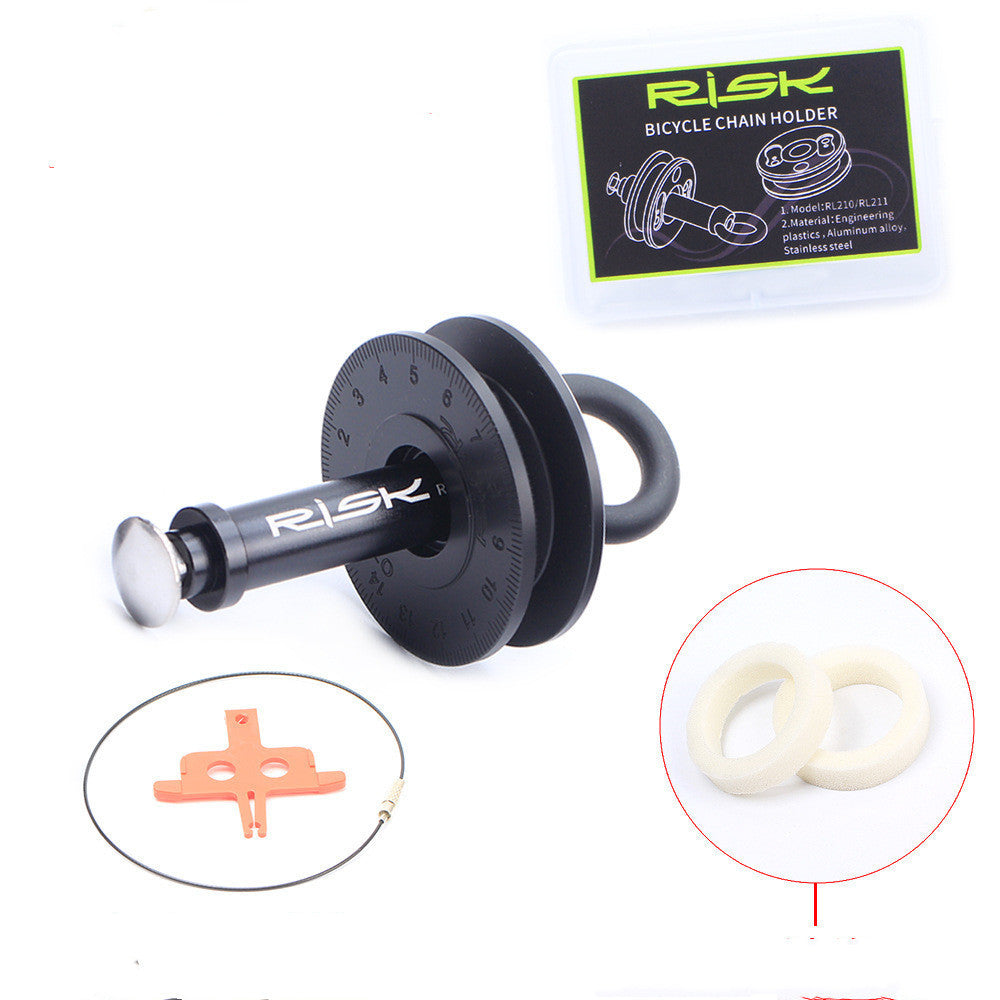 Risk Bike Chain Clean Keeper Tool With Quick Release