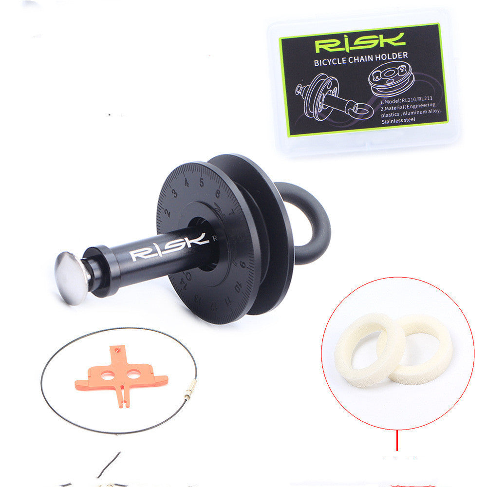 Risk Bike Chain Clean Keeper Tool With Quick Release