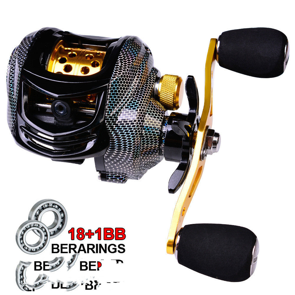 Carrete de metal Carrete de pesca Baitcasting Arrastre máximo 10 KG