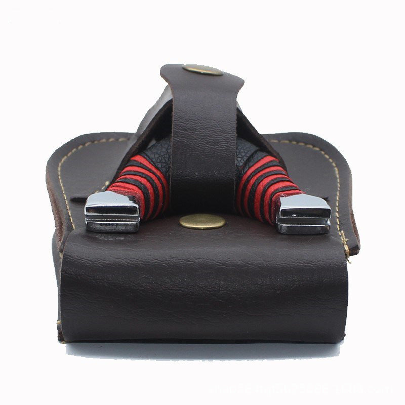 Bolso todo en uno Slingshot, bolso con cinturón de cuero, bolso con bolas de acero, las canicas son duraderas y no se deforman al aire libre