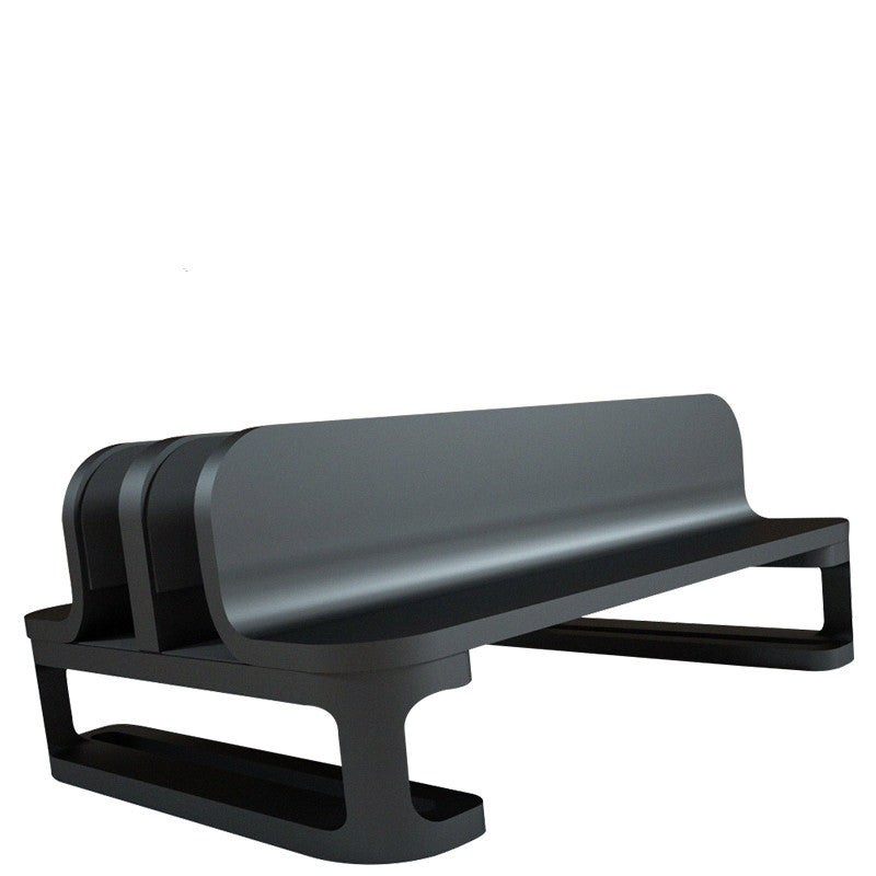 Compatible avec Apple, compatible avec Apple, support vertical pour ordinateur portable Macbook Apple support d'ordinateur vertical mini étagère de rangement en alliage d'aluminium Dissipation thermique