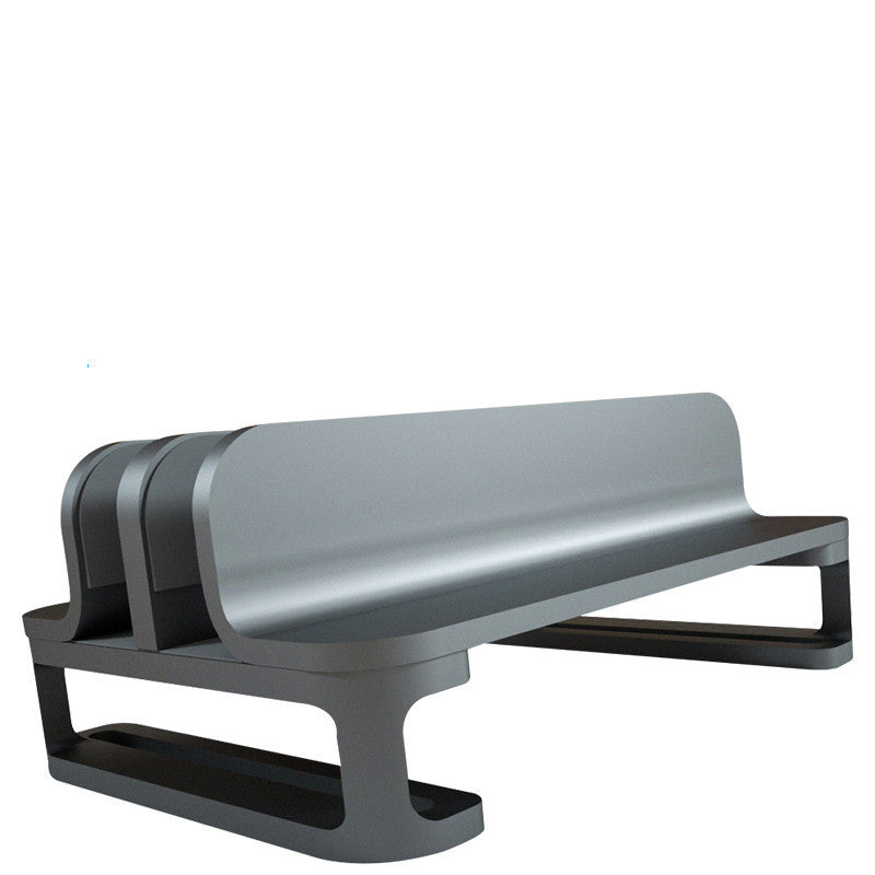 Compatible avec Apple, compatible avec Apple, support vertical pour ordinateur portable Macbook Apple support d'ordinateur vertical mini étagère de rangement en alliage d'aluminium Dissipation thermique