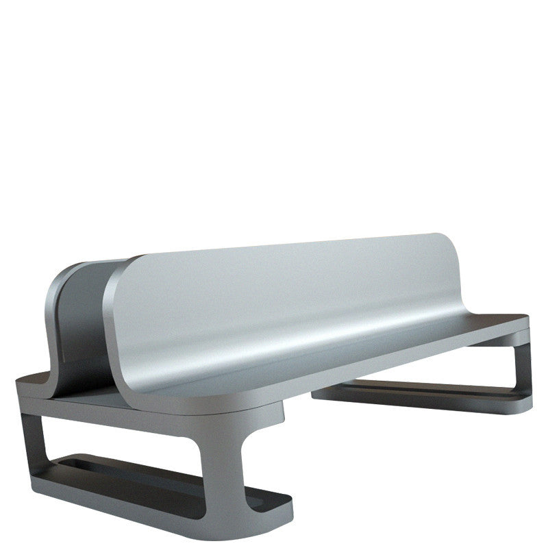 Compatible avec Apple, compatible avec Apple, support vertical pour ordinateur portable Macbook Apple support d'ordinateur vertical mini étagère de rangement en alliage d'aluminium Dissipation thermique