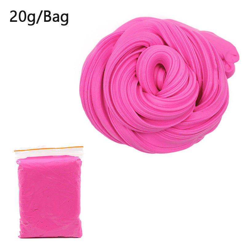 Suministros de bolas de arcilla de espuma esponjosa para niños, abalorios de algodón suave y ligero, Kit de fruta, artesanía en la nube, juguetes antiestrés