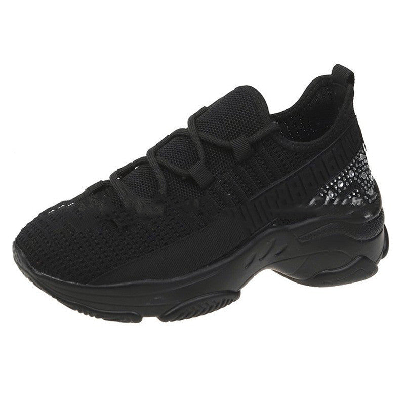 Chaussures tissées volantes chaussures pour femmes chaussures de course de sport respirantes en maille décontractée