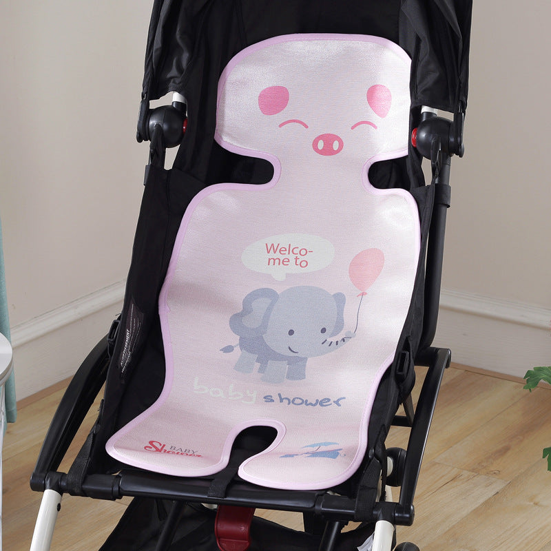 Summer Stroller Cooling Pad 3D Air Mesh Breathable Stroller Mat Mattress Latex Baby Car Seat Cover Cushion