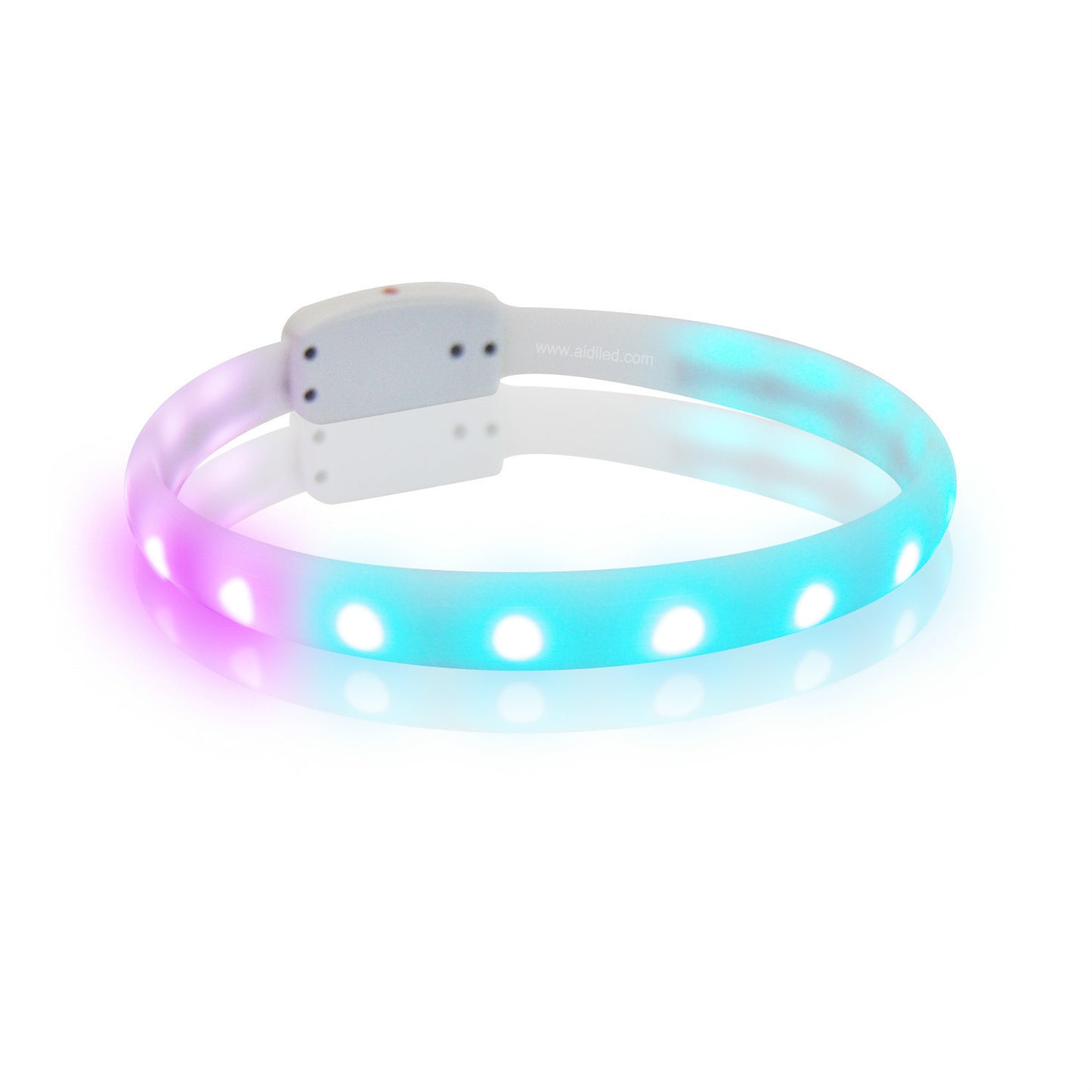 Collier Flash pour chiens, chargement USB, collier en Silicone Anti-perte, produits pour animaux de compagnie