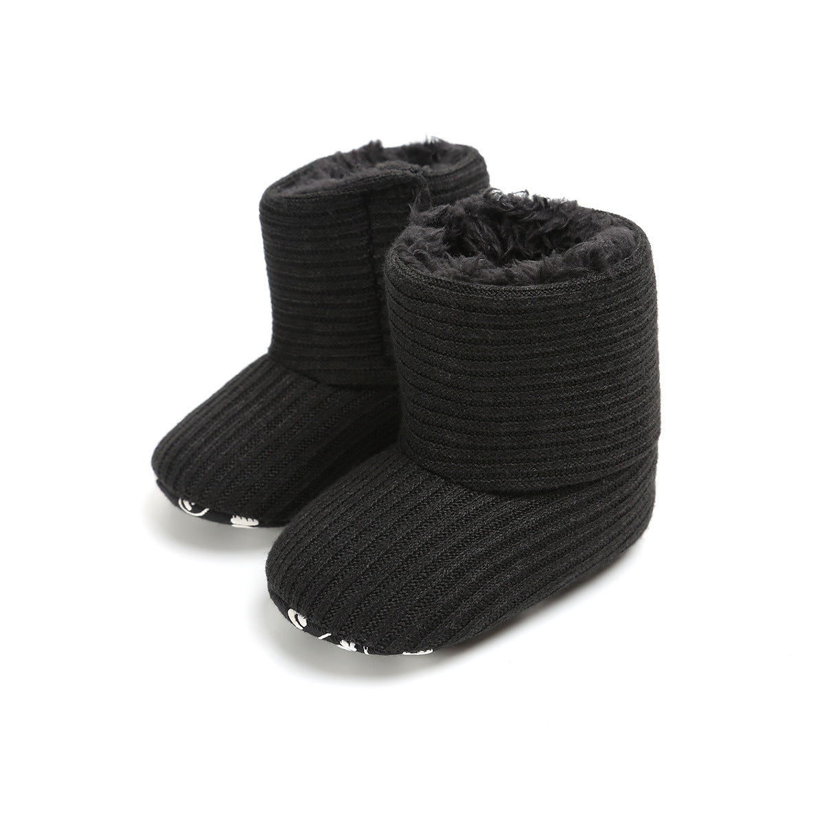 Botas cálidas con girasoles, zapatos para bebé, botas para bebé, botas de algodón, zapatos para bebé