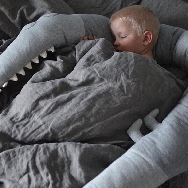 Ropa de cama para bebé, almohada parachoques para cuna de bebé de dibujos animados, cuna infantil, valla para cama para niños, decoración para habitación de bebé, accesorios