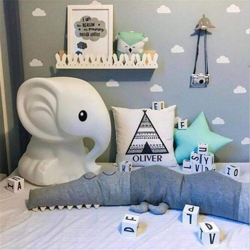 Ropa de cama para bebé, almohada parachoques para cuna de bebé de dibujos animados, cuna infantil, valla para cama para niños, decoración para habitación de bebé, accesorios