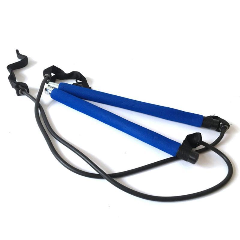 Bandes de résistance de Yoga Crossfit, corde de traction, Portable, entraînement de gymnastique, Pilates, barre d'entraînement, bandes élastiques