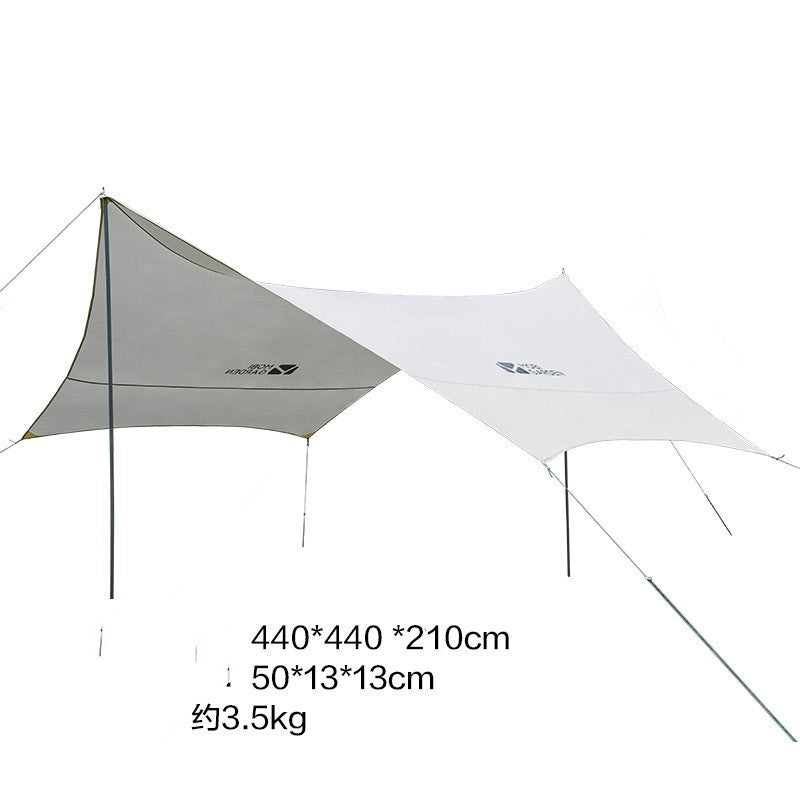 MU Gaodi Auvent Tente Portable Extérieur Portable Junting Ultra-léger Auvent Camping Camping Anti-Pluie Équipement de Protection Solaire