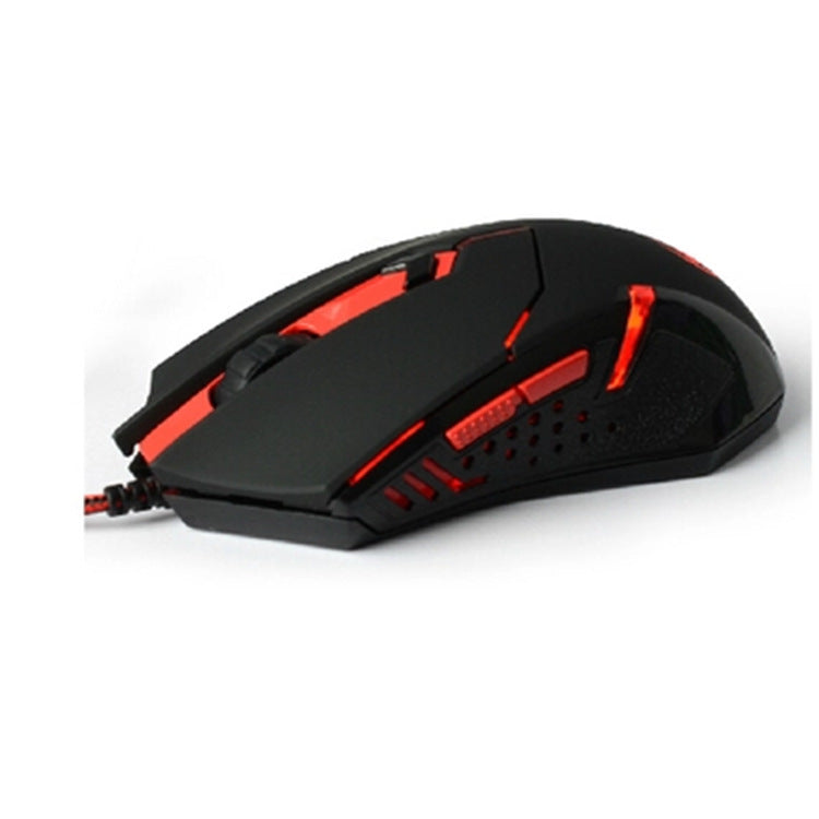 Comiendo Pollo Juego de Juegos Luminoso Ratón con Cable USB