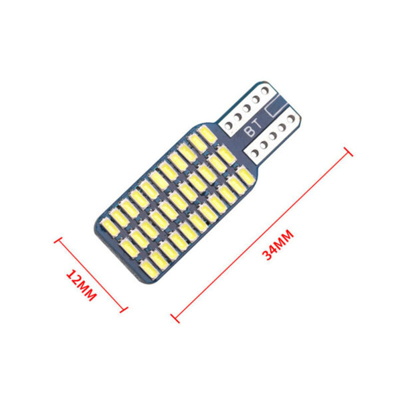 Single-sided Width Light T10 3014 33smd Trunk Light License Plate Light Car Light