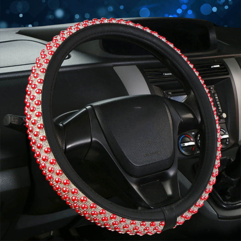 Ensemble de volant de voiture créatif en diamant