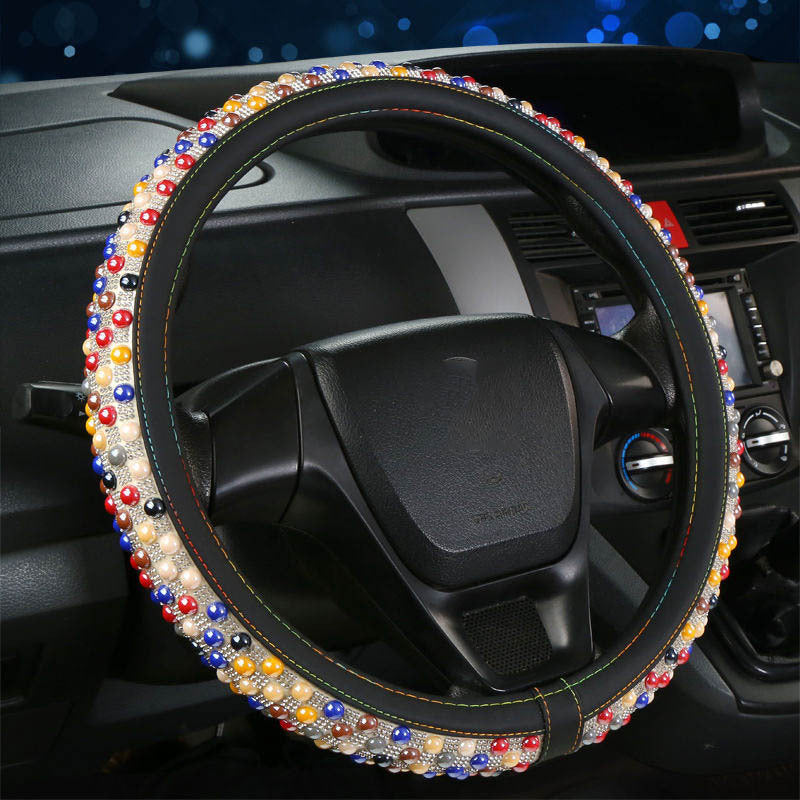 Ensemble de volant de voiture créatif en diamant