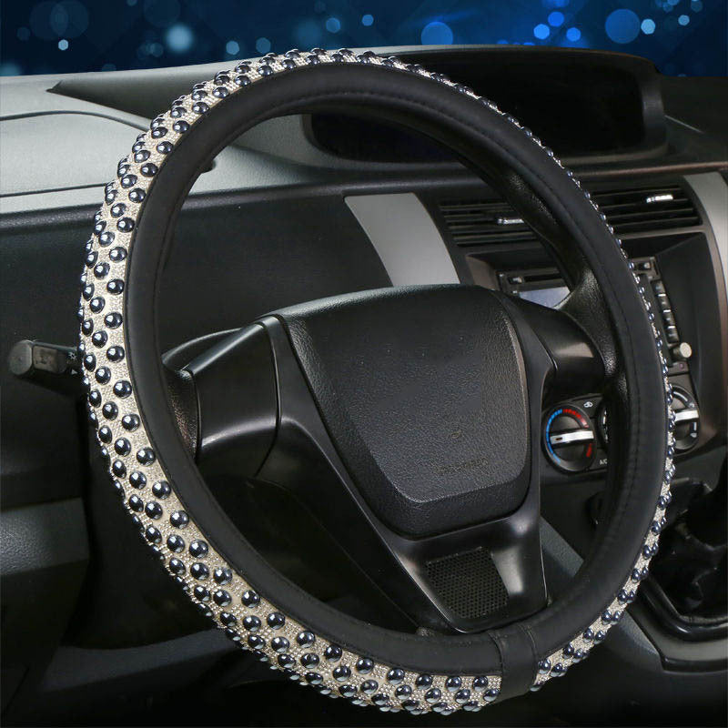 Ensemble de volant de voiture créatif en diamant