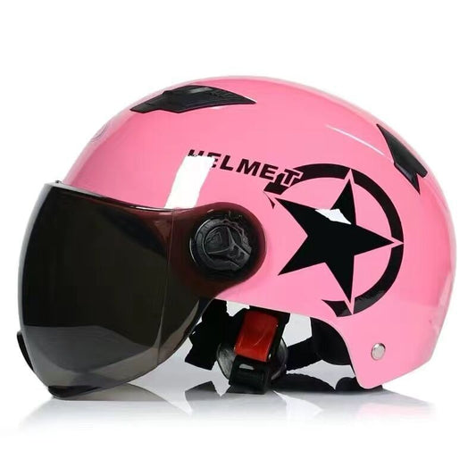 Breathable Safety Anti-collision Windshield Electric Car Helmet