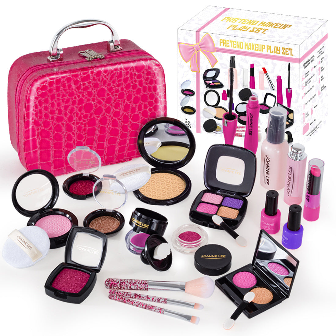 Ensemble de jouets de toilette pour enfants, accessoires pour filles, cosmétiques