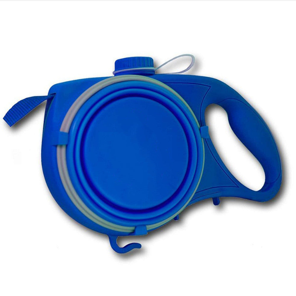 Laisse multifonctionnelle pour animaux de compagnie, rétractable automatique, laisse Portable pour chien