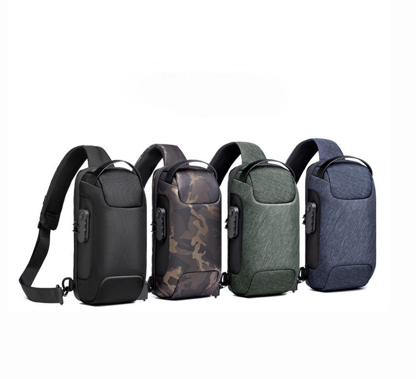 Sac de poitrine pour hommes, sac à bandoulière pour hommes d'affaires