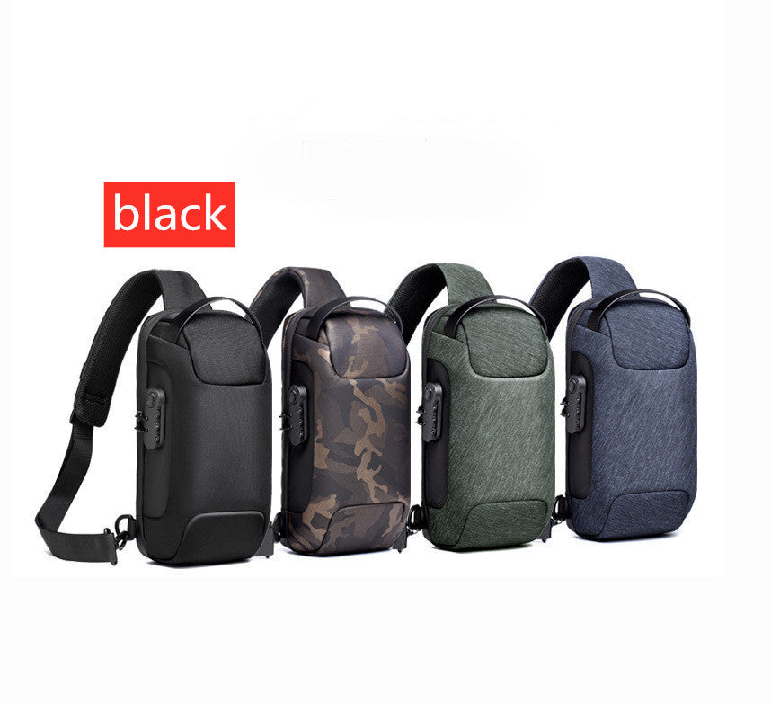 Sac de poitrine pour hommes, sac à bandoulière pour hommes d'affaires