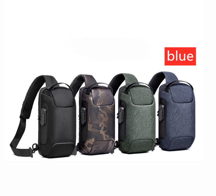 Sac de poitrine pour hommes, sac à bandoulière pour hommes d'affaires